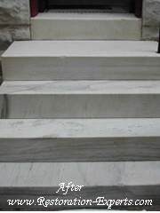 Exterior Marble Step Restoration Baltimore, Maryland, Washington DC, Virginia After # EMS 3 Exterior Marble Step Restoration Baltimore, Maryland, Washington DC, Virginia After # EMS 3