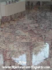 Marble Restoration Before & After,  Baltimore, Maryland,Washington  DC, Virginia  After # BA 6